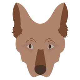 Free Dog Face  Icon