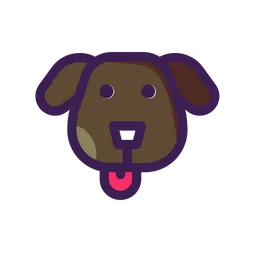Free Dog Face  Icon