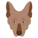 Free Dog Face  Icon