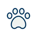 Free Dog Footprint  Icon