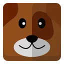 Free Dog Head  Icon