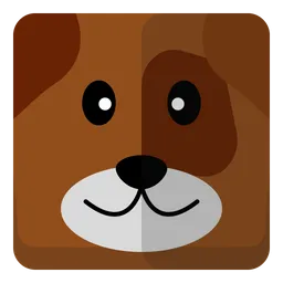 Free Dog Head  Icon