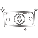 Free Dinheiro em dólar  Ícone