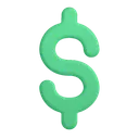 Free Dollar Signe Couleur Icône