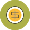 Free Dollar Coin Icon