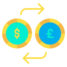 Free Dollar and pound exchange  Icon