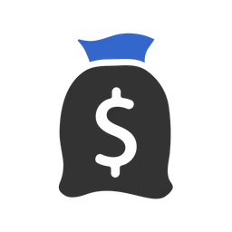 Free Dollar Bag  Icon