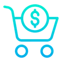 Free Cart Dollar Shopping Icon