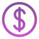 Free Dollar Circle Icon