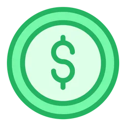 Free Dollar Coin  Icon