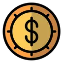 Free Dollar Coin  Icon