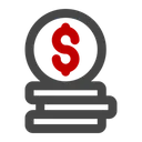 Free Dollar Coin  Icon