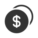 Free Dollar Coins  Icon