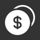 Free Dollar Coins  Icon