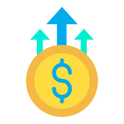 Free Dollar Growth  Icon