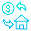 Free Dollar Home Cost  Icon