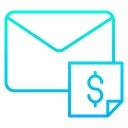 Free Dollar Message Salary Email Salary Slip Icon