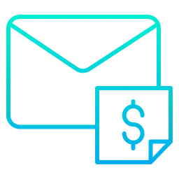 Free Dollar message  Icon