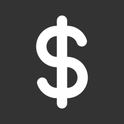 Free Dollar Sign  Icon