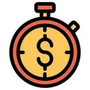 Free Cronometro Timer Dollaro Icon