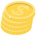 Free Money Asset Dollar Coins Icon