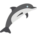 Free Dolphin Fish Mammal Icon