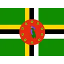 Free Dominica Flagge Land Symbol