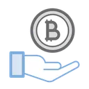 Free Donation Investment Bitcoin Icon