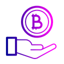 Free Donation Investment Bitcoin Icon