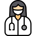 Free Dentista Femminile Avatar Professione Icon