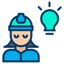 Free Lampadina Idea Creativa Utente Icon