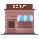 Free Donut Shop Marketplace Outlet Icon