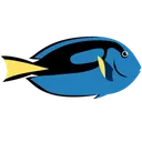 Free Dory Blue Tang Fish Sea Creature Animal Icon