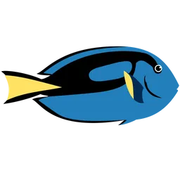 Free Dory Blue Tang Fish  Icon