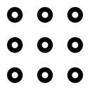 Free Dots Grid Grid Design Symbol