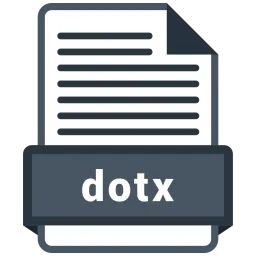 Free Dotx file  Icon