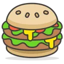 Free Double Burger Food Icon