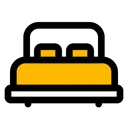 Free Double Bed Bed Furniture Icon