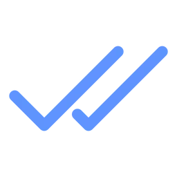 Free Double check Logo Icon