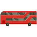 Free Double Decker Bus Bus Transport Icon