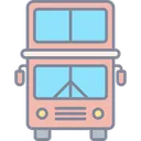 Free Double Decker Bus Public Transport Bus Icon