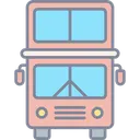 Free Double Decker Bus Public Transport Bus Icon