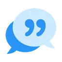 Free Double Quotation  Icon