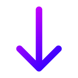 Free Down Arrow  Icon