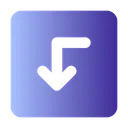 Free Down Arrow Arrows Sign Icon