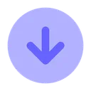 Free Down Arrow Down Arrow Icon