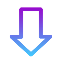 Free Down Arrow  Icon