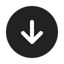 Free Down Save Arrow Icon