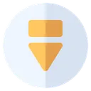 Free Down Arrow  Icon