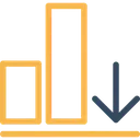 Free Down Chart Loss Chart Icon